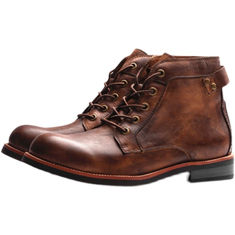 Men Shoes Military Plus Size Workwear Men's Boots - AXON