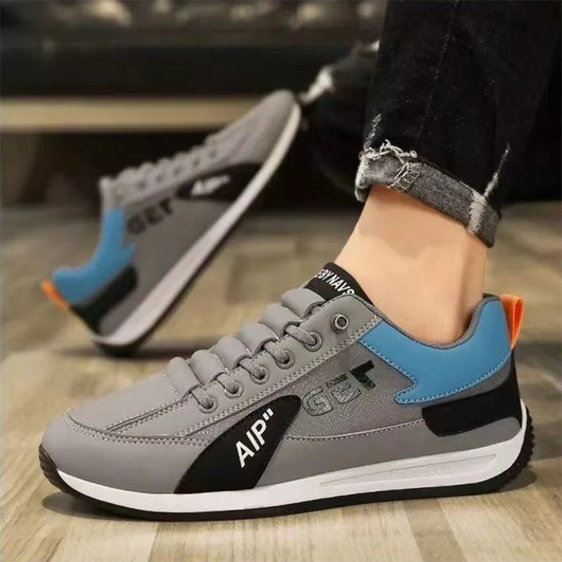 Men Sports Flat Shoes Comfortable Breathable Non - slip Wear - resistant Board Shoes - AXON