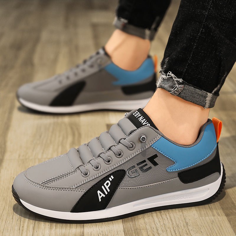 Men Sports Flat Shoes Comfortable Breathable Non - slip Wear - resistant Board Shoes - AXON