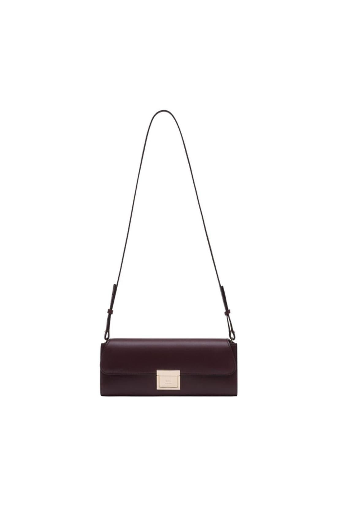 Mimi Schultertasche - AMI Paris - Leder - Bordeaux - AXON