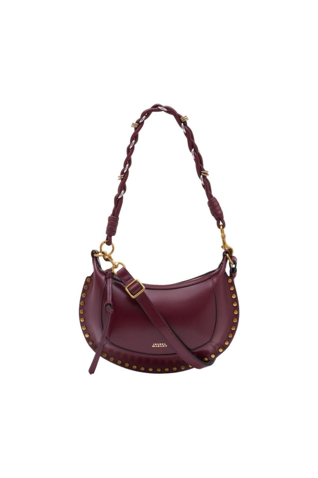 Oskan Moon Gd Schultertasche - Isabel Marant - Leder - Bordeaux - AXON