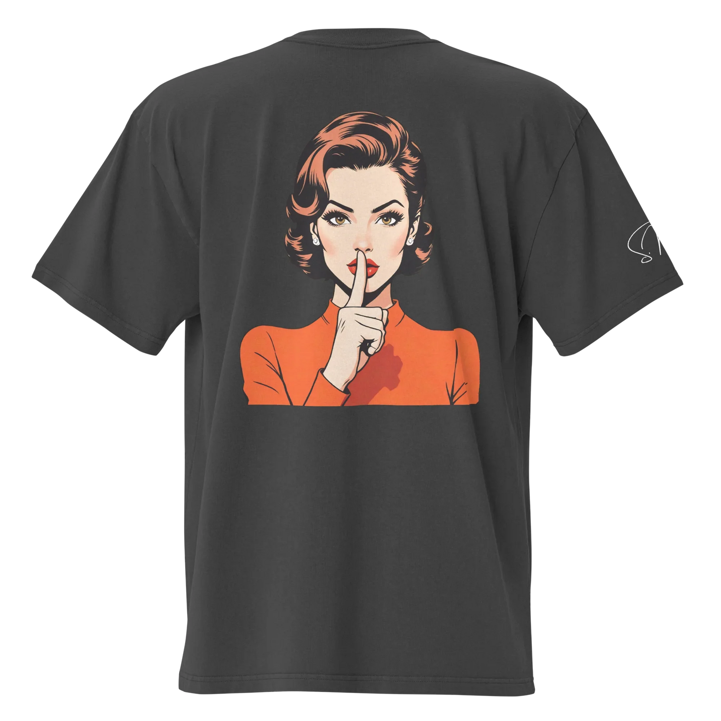 Oversized T-Shirt "shhh"