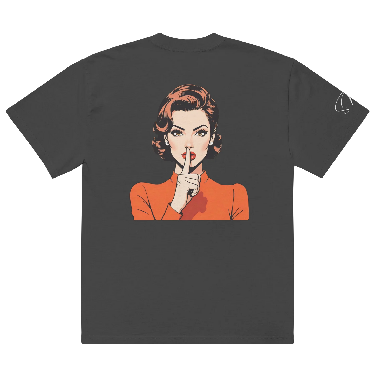 Oversized T-Shirt "shhh"