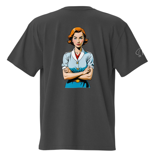 Oversized T-Shirt "Oh, really?"