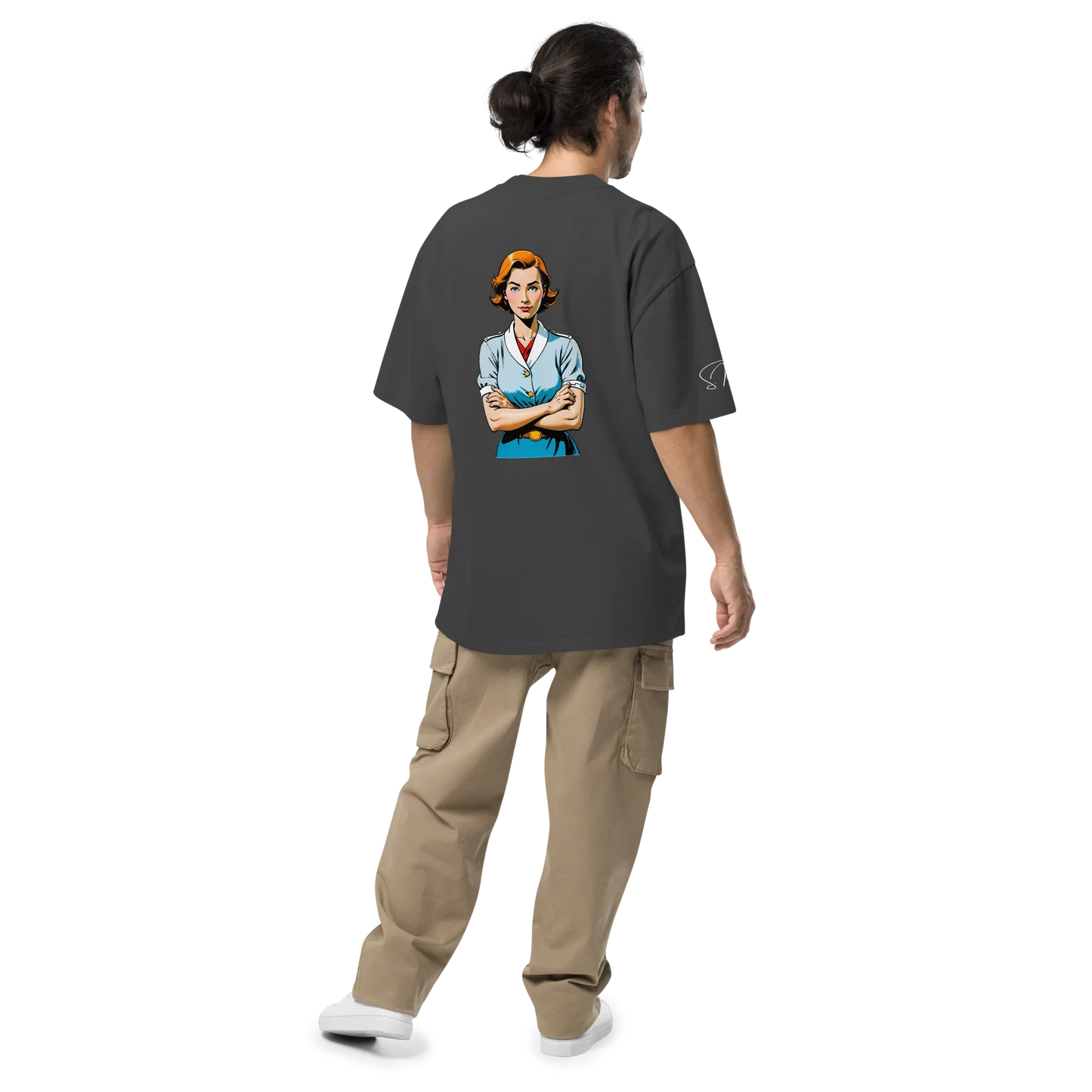 Oversized T-Shirt "Oh, really?"