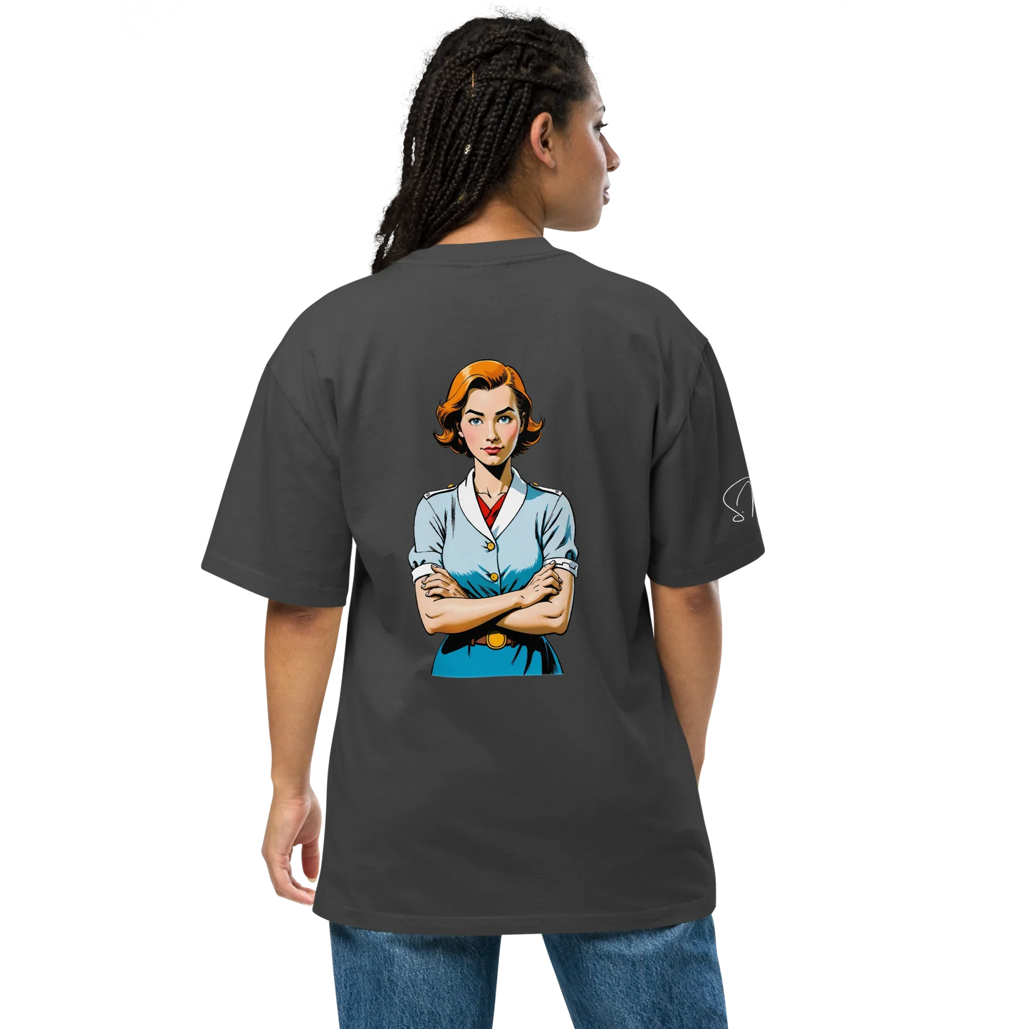 Oversized T-Shirt "Oh, really?"