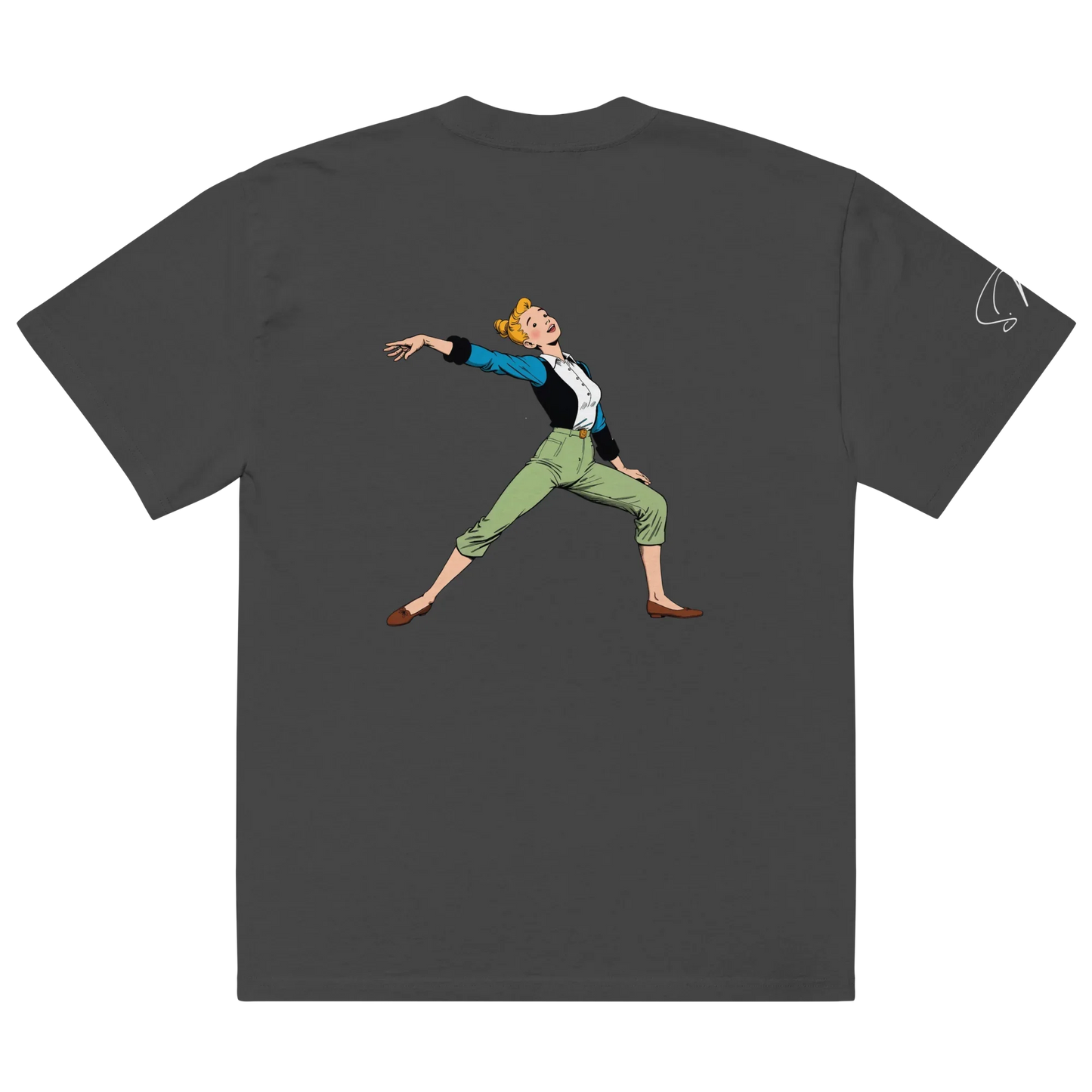 Oversized T-Shirt "better bendy than trendy"