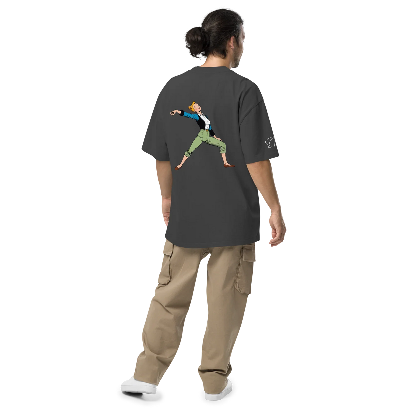 Oversized T-Shirt "better bendy than trendy"