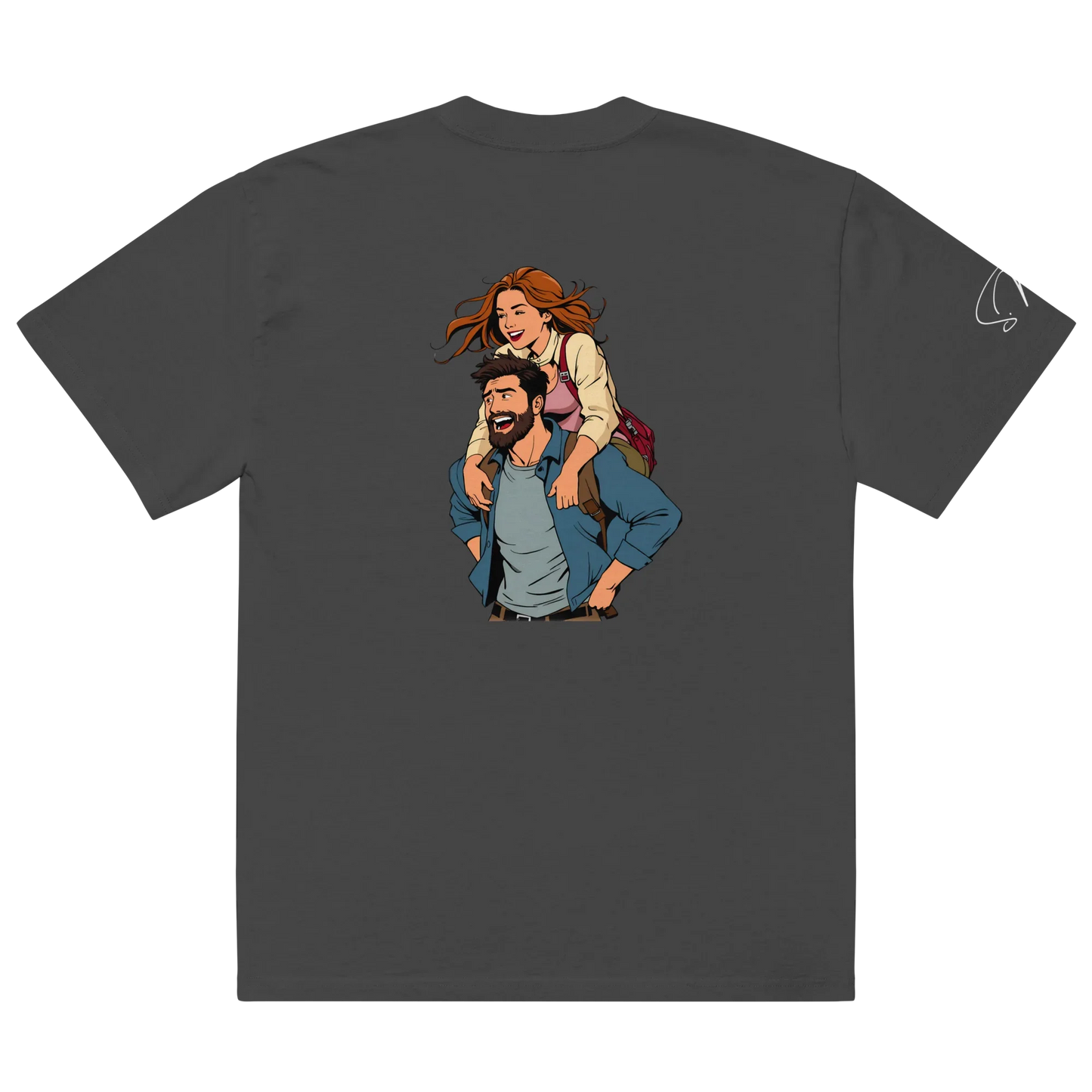 Oversized T-Shirt "huckepack"