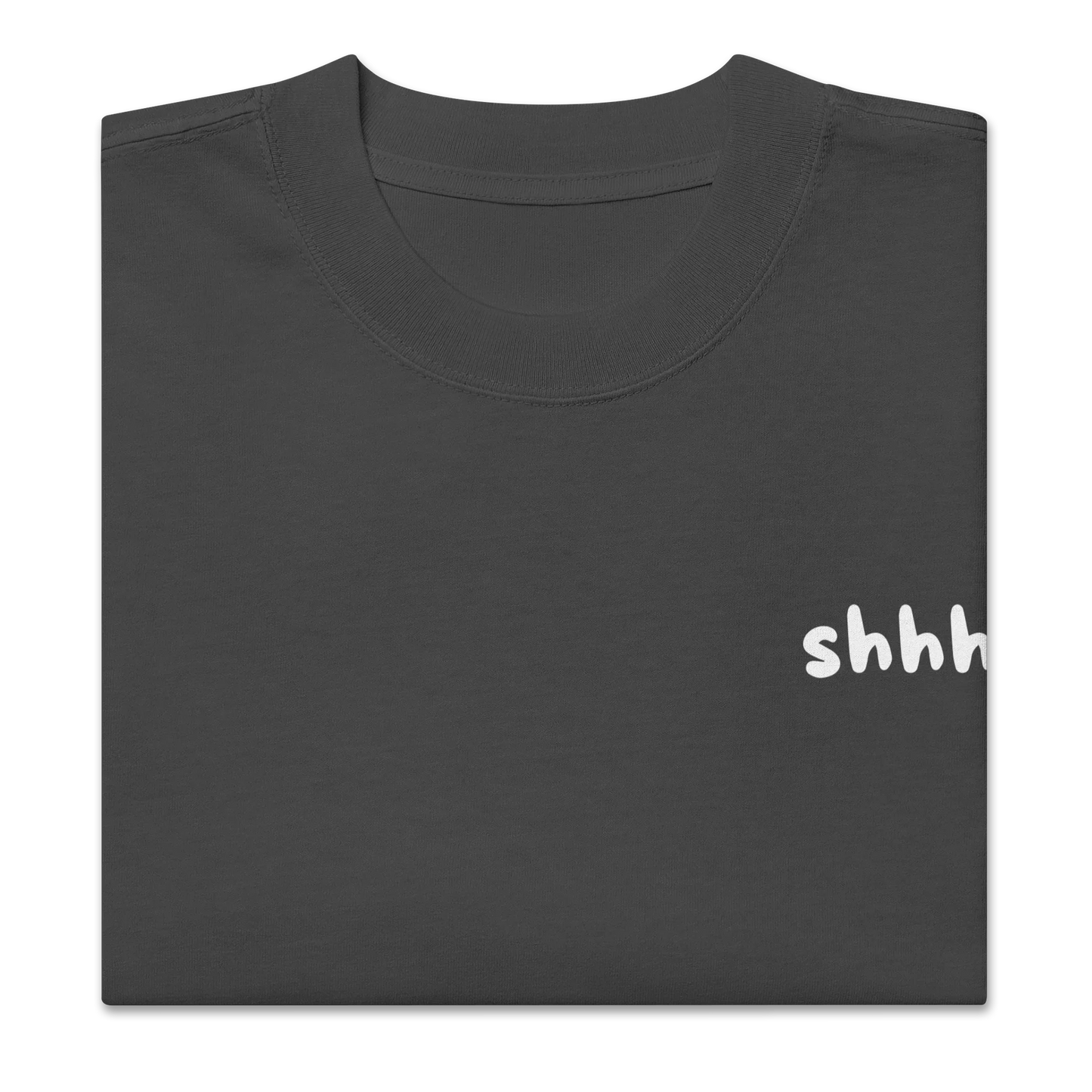 Oversized T-Shirt "shhh"