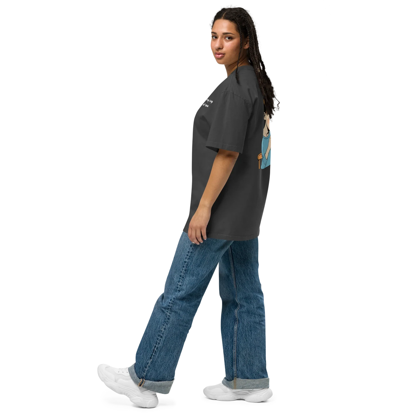 Oversized T-Shirt "not my cup of tea"