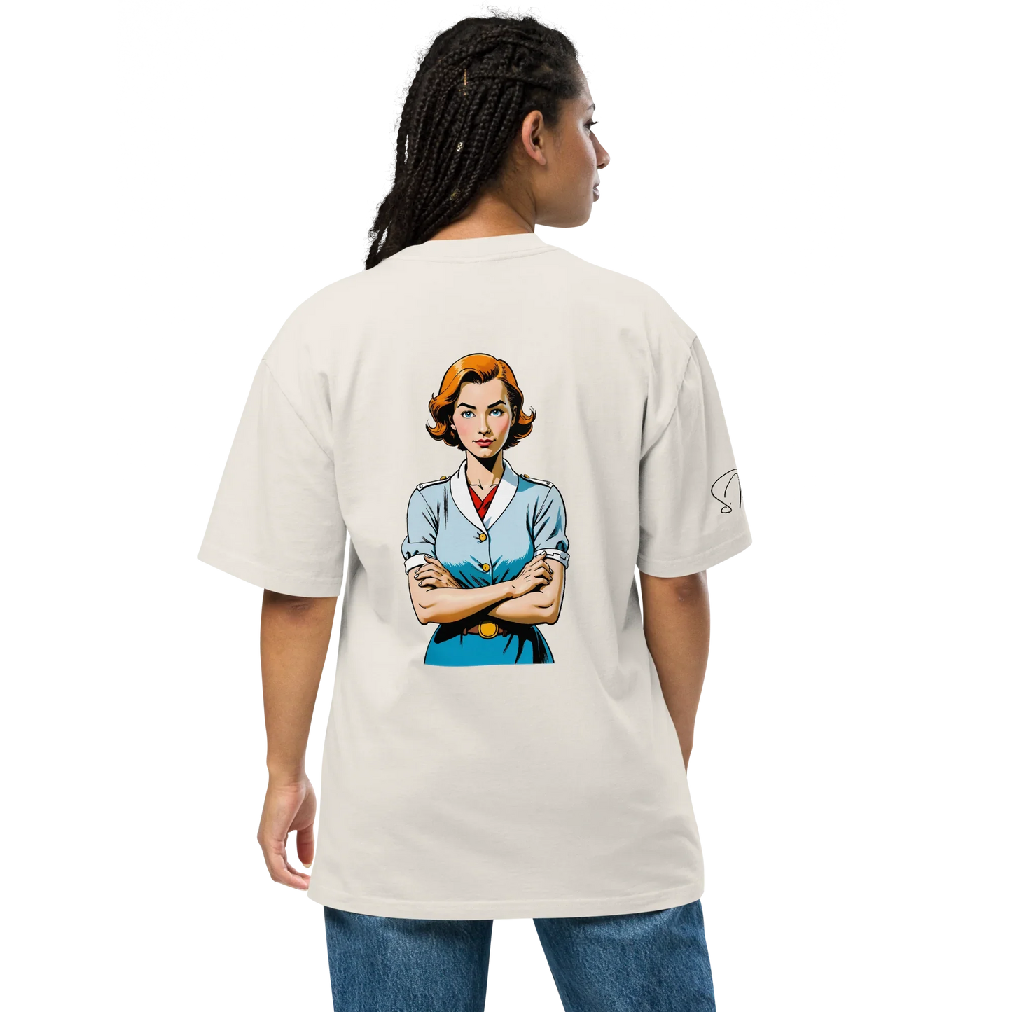 Oversized T-Shirt "Oh, really?"