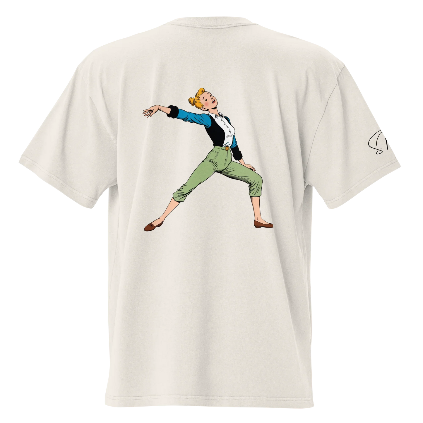 Oversized T-Shirt "better bendy than trendy"