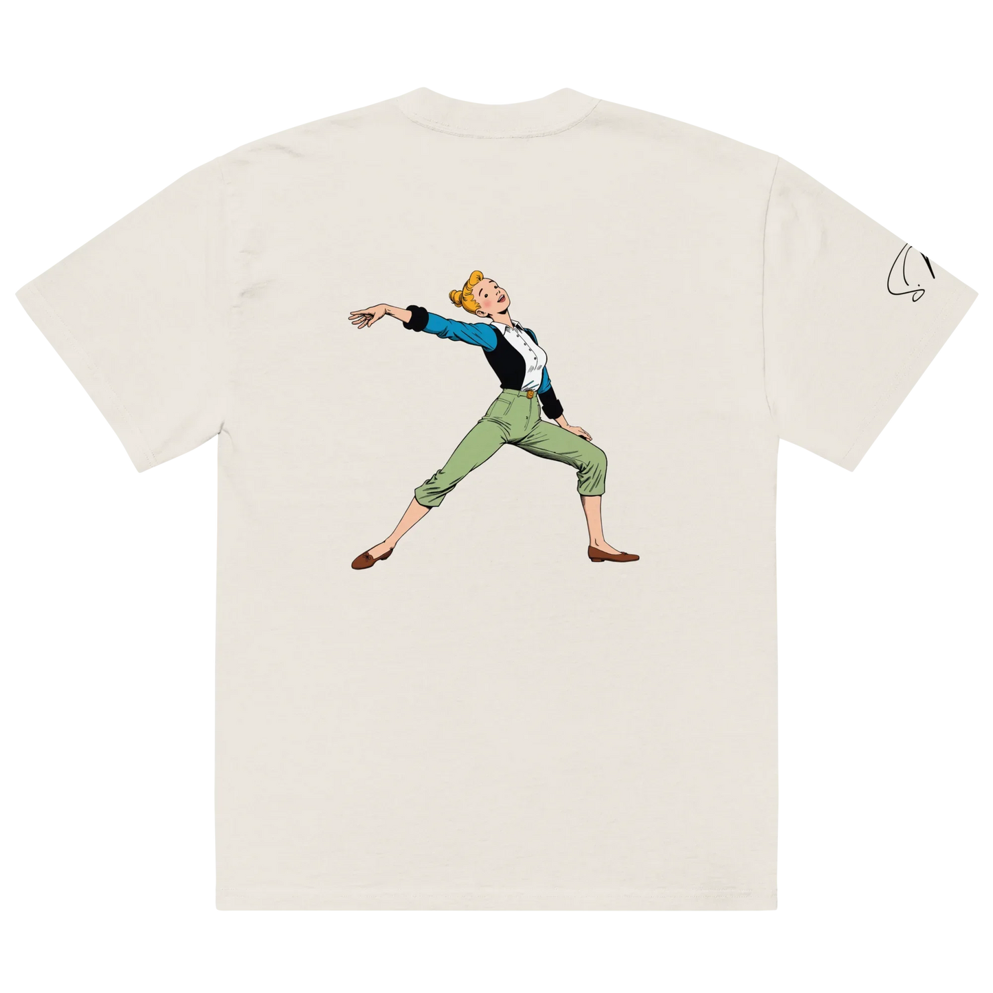 Oversized T-Shirt "better bendy than trendy"