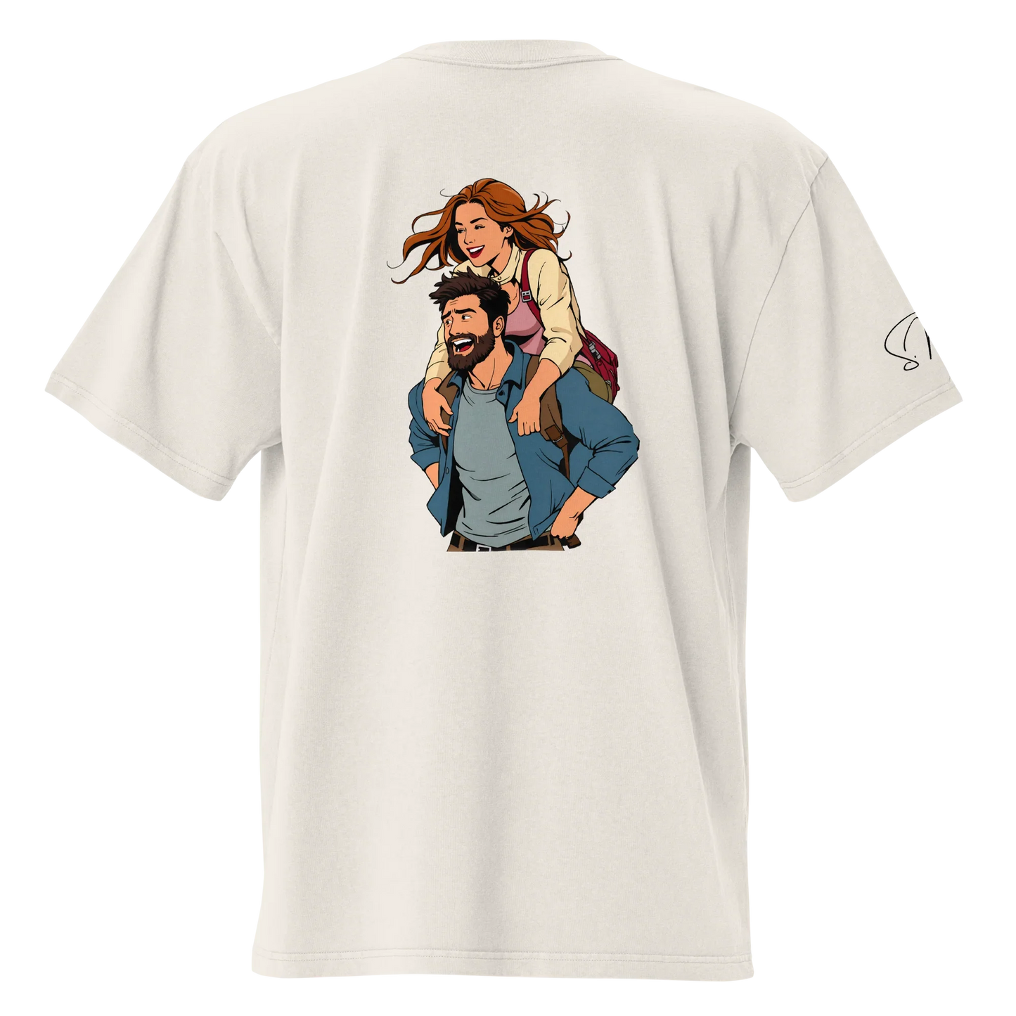 Oversized T-Shirt "huckepack"