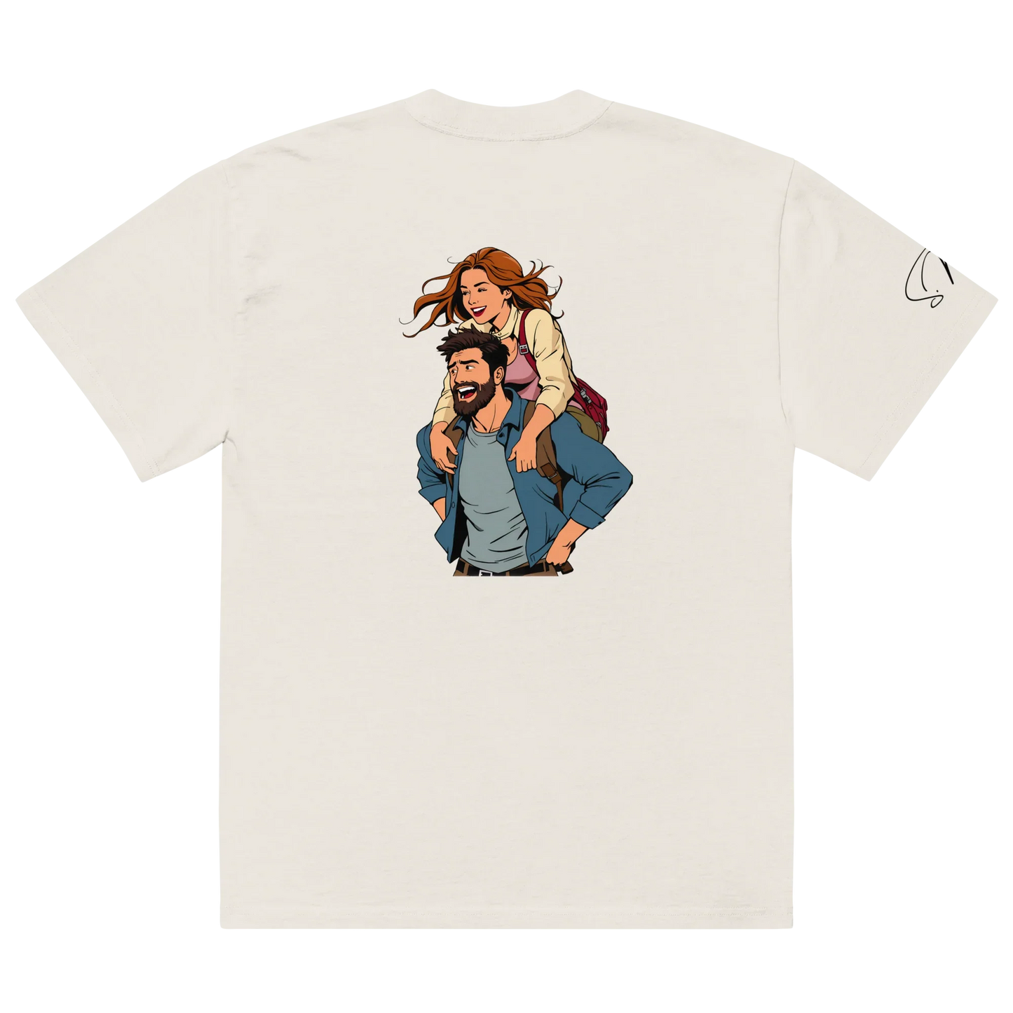 Oversized T-Shirt "huckepack"