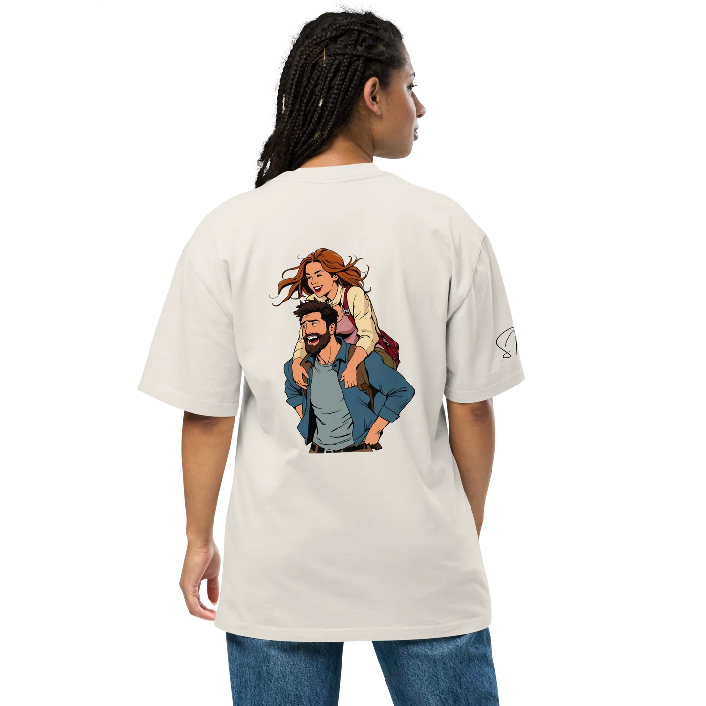 Oversized T-Shirt "huckepack"