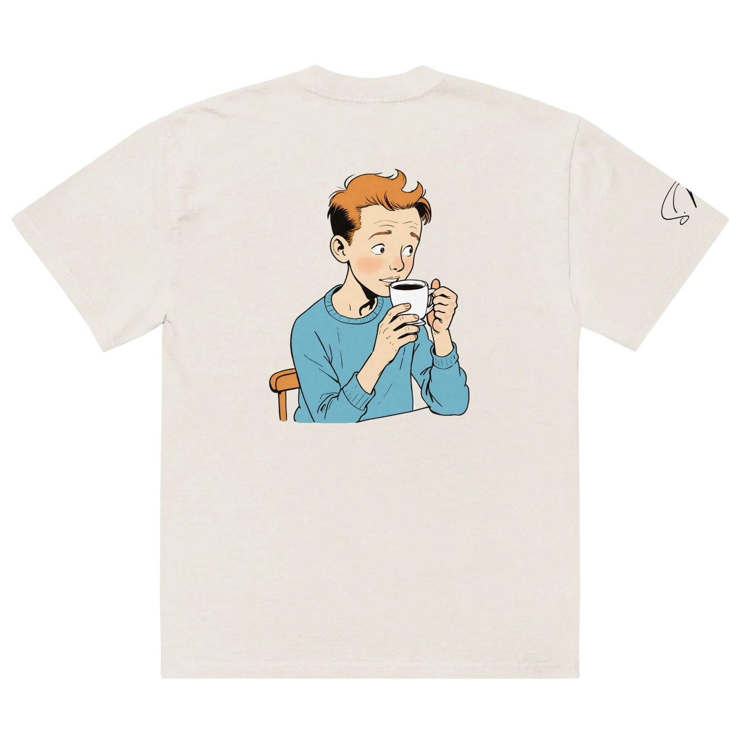 Oversized T-Shirt "not my cup of tea"