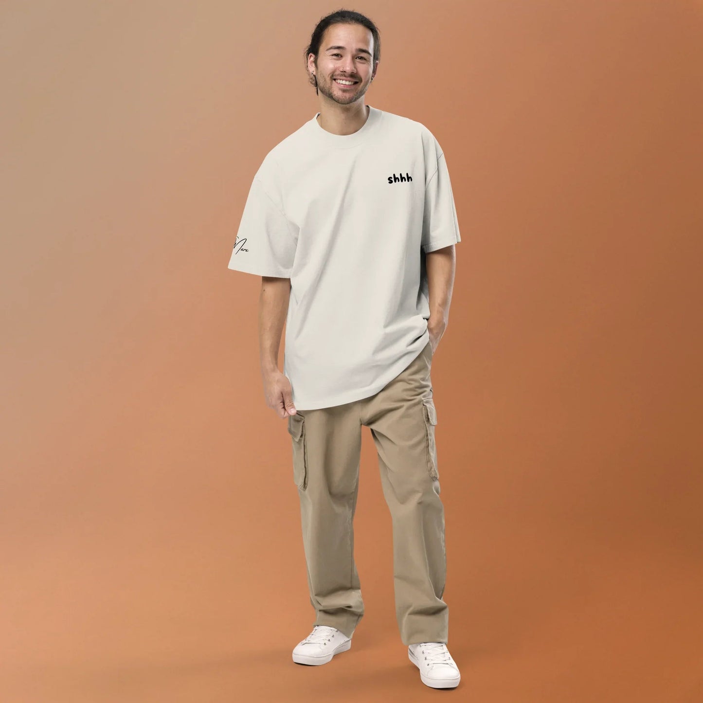 Oversized T-Shirt "shhh"
