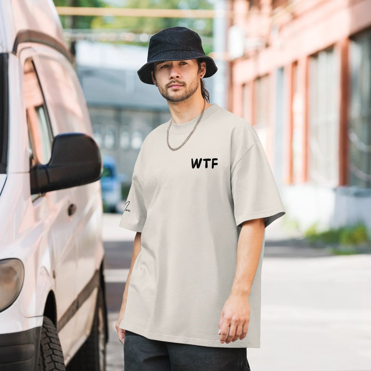 Oversized T-Shirt "WT..."