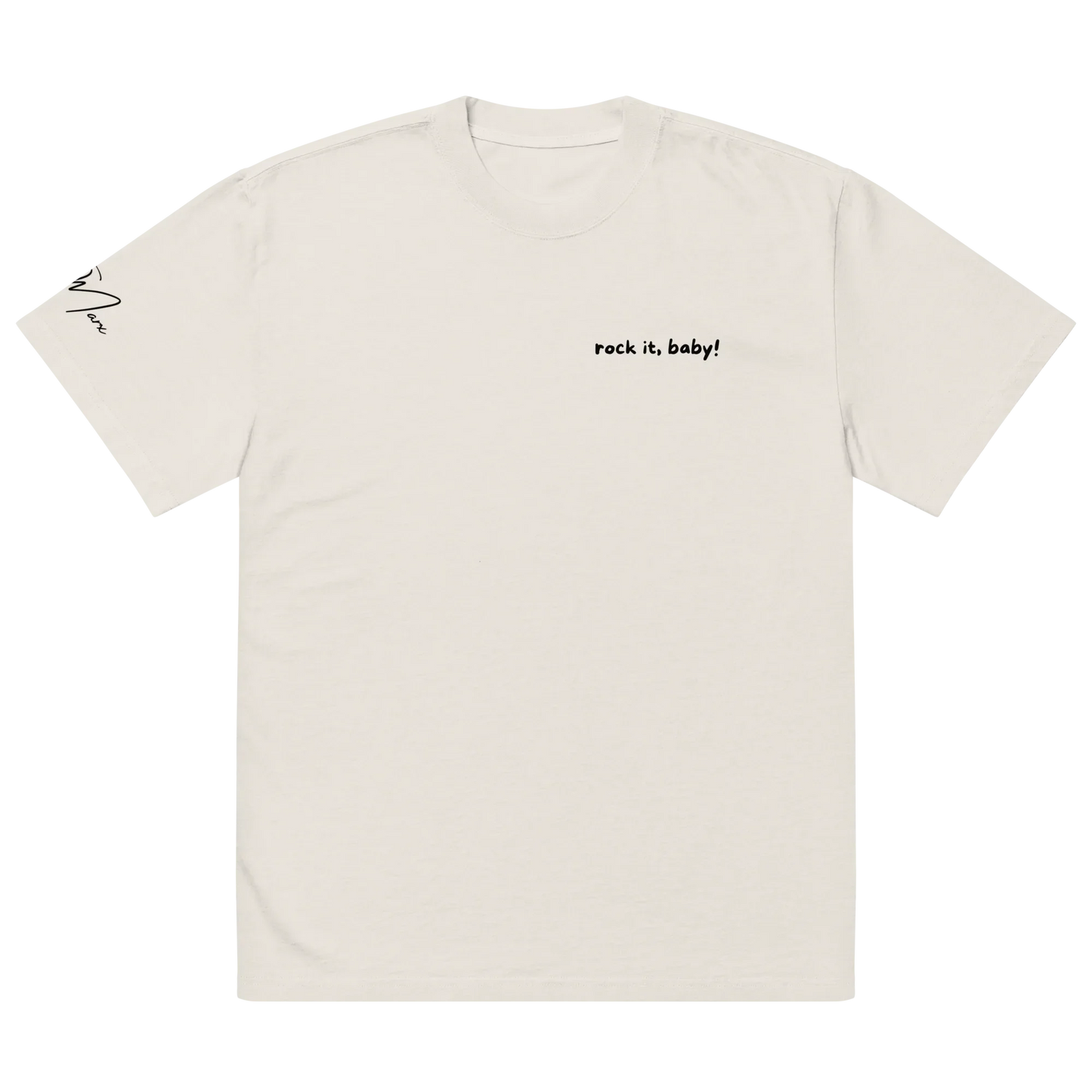Oversized T-Shirt "rock it, baby!"