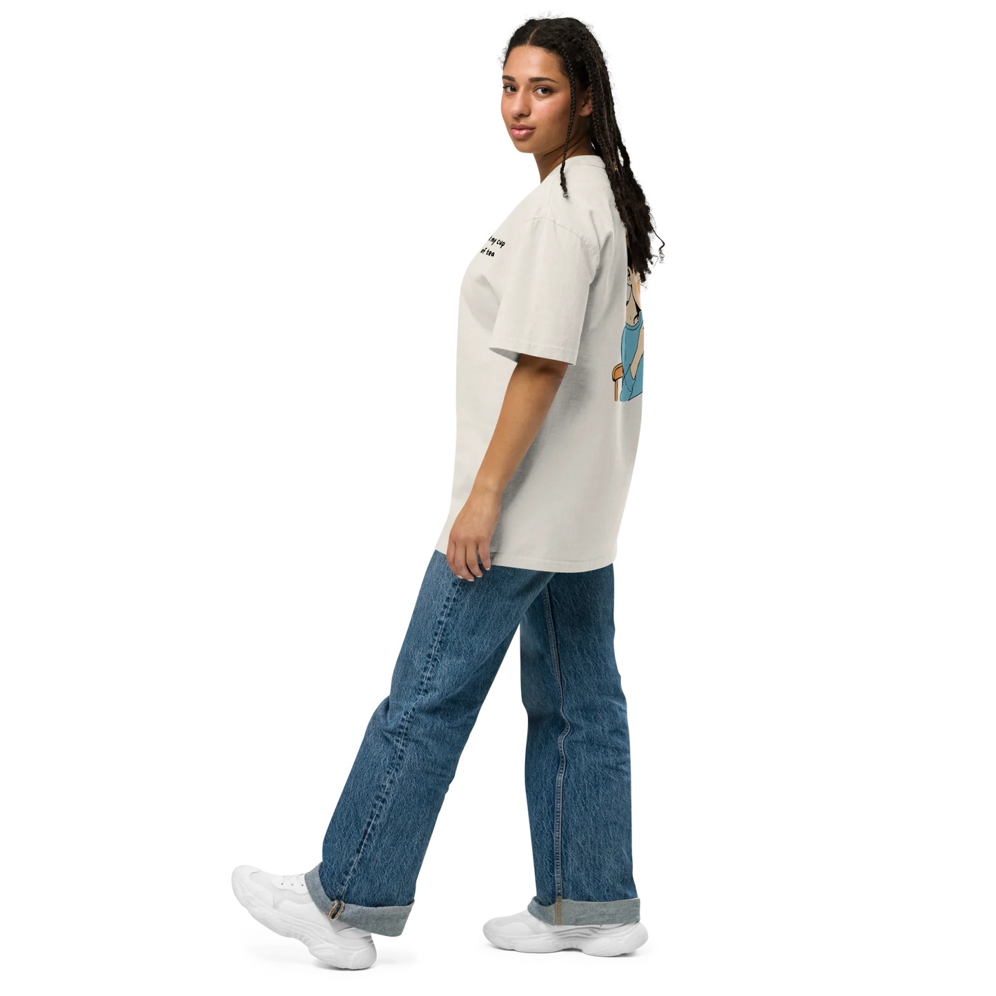 Oversized T-Shirt "not my cup of tea"