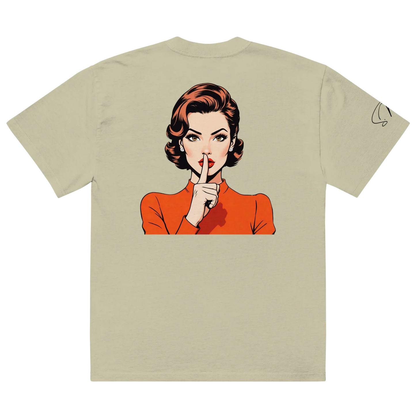 Oversized T-Shirt "shhh"