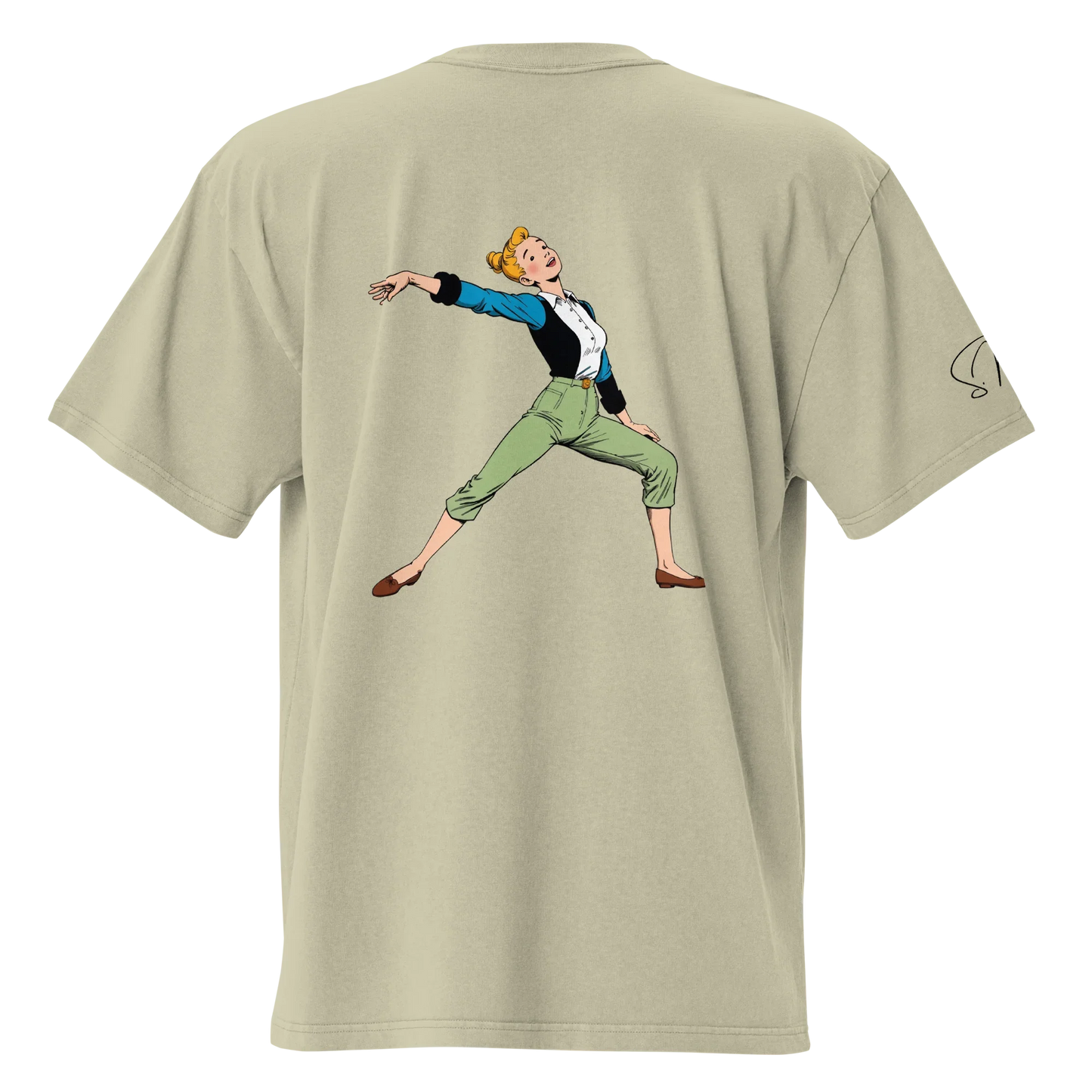 Oversized T-Shirt "better bendy than trendy"