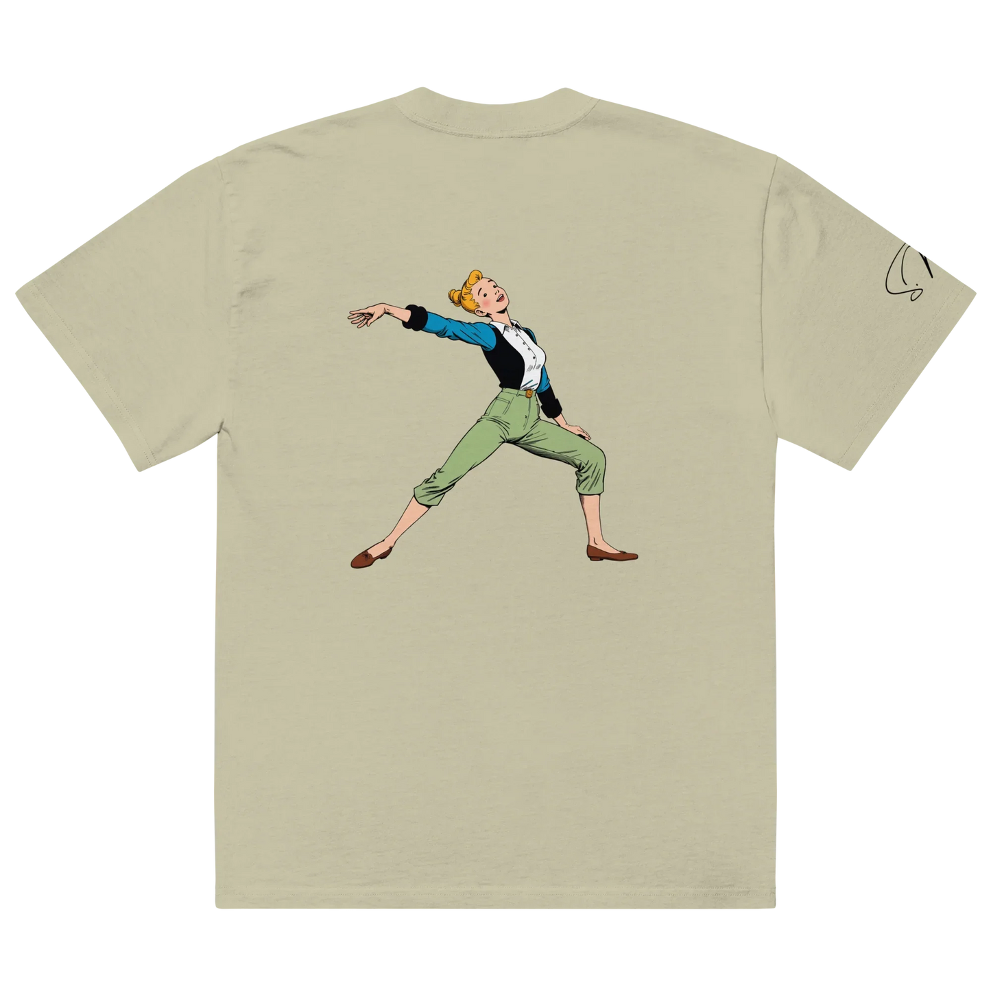 Oversized T-Shirt "better bendy than trendy"