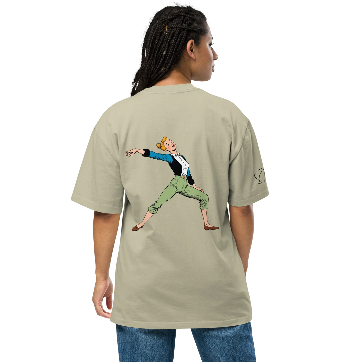 Oversized T-Shirt "better bendy than trendy"