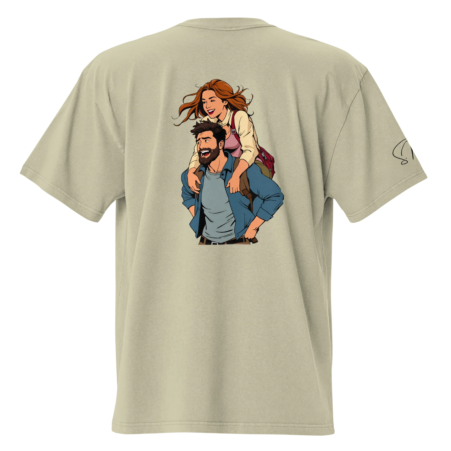 Oversized T-Shirt "huckepack"