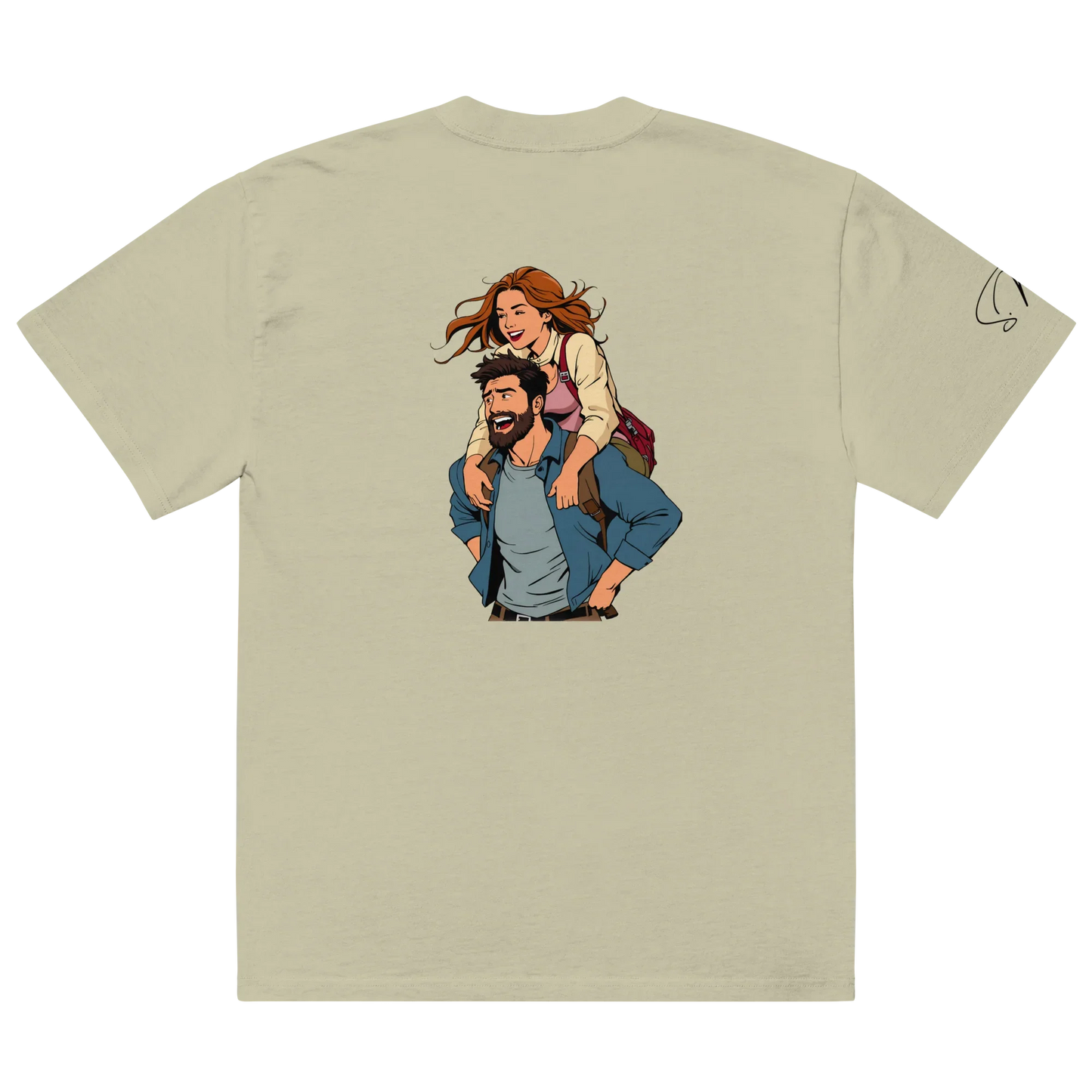 Oversized T-Shirt "huckepack"