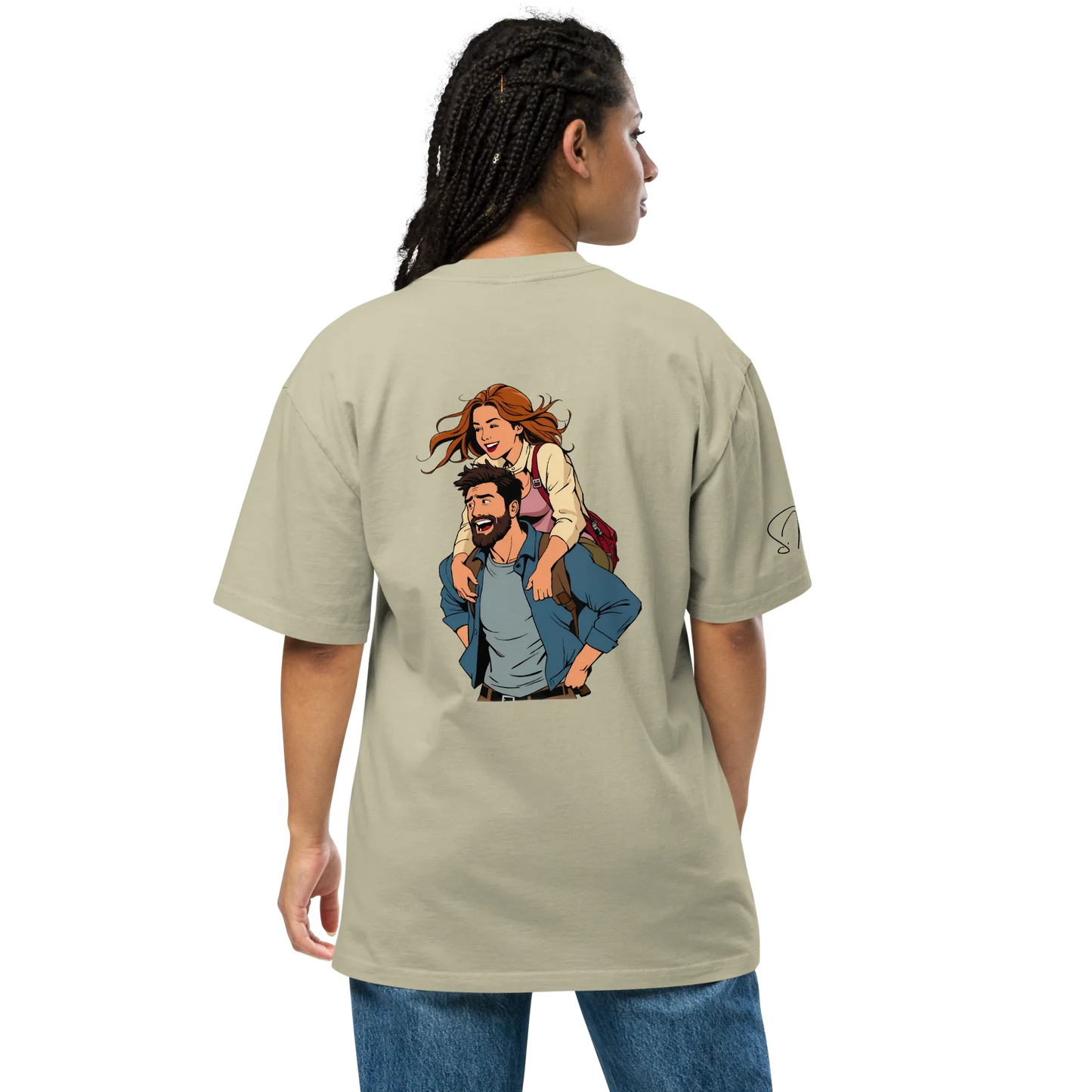 Oversized T-Shirt "huckepack"