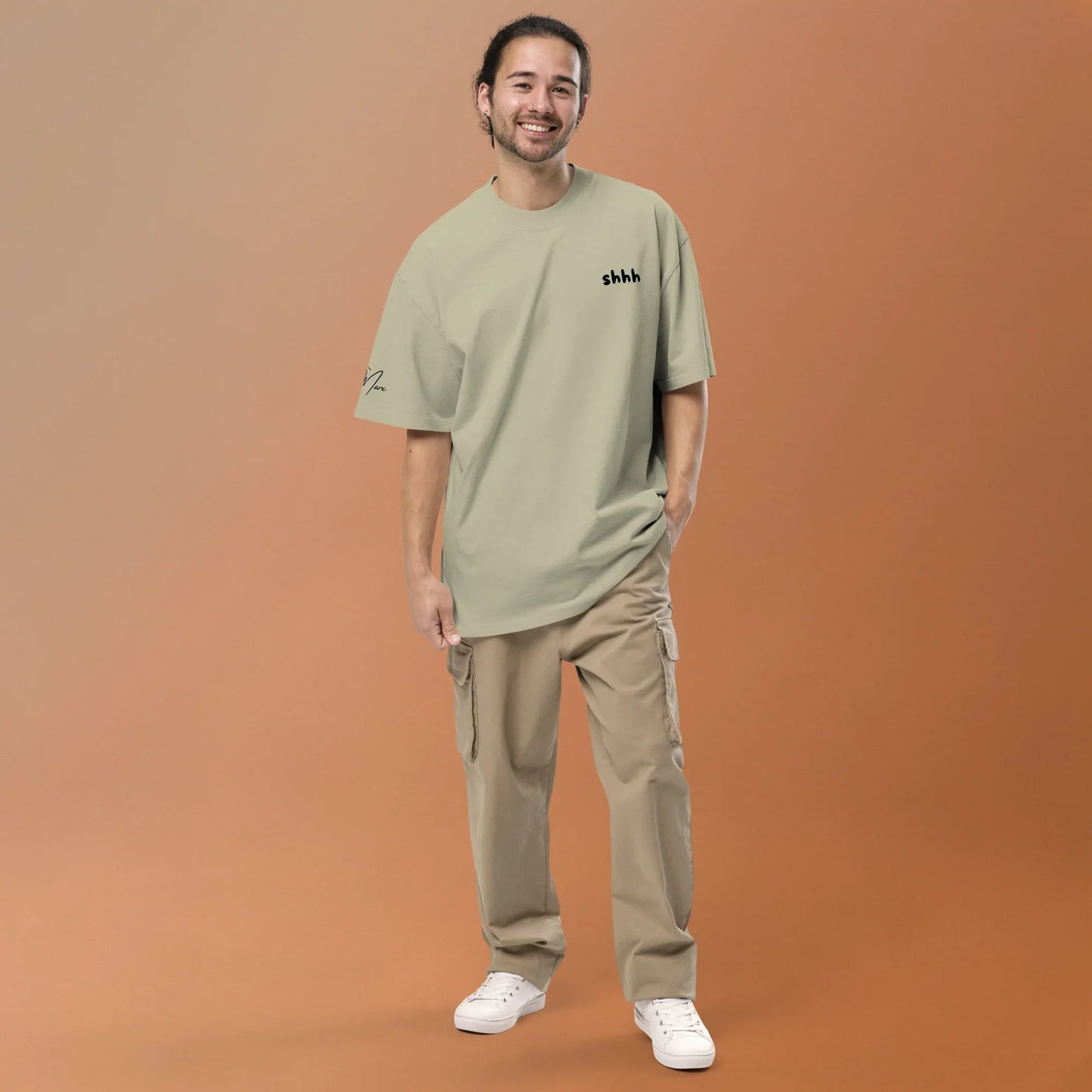 Oversized T-Shirt "shhh"