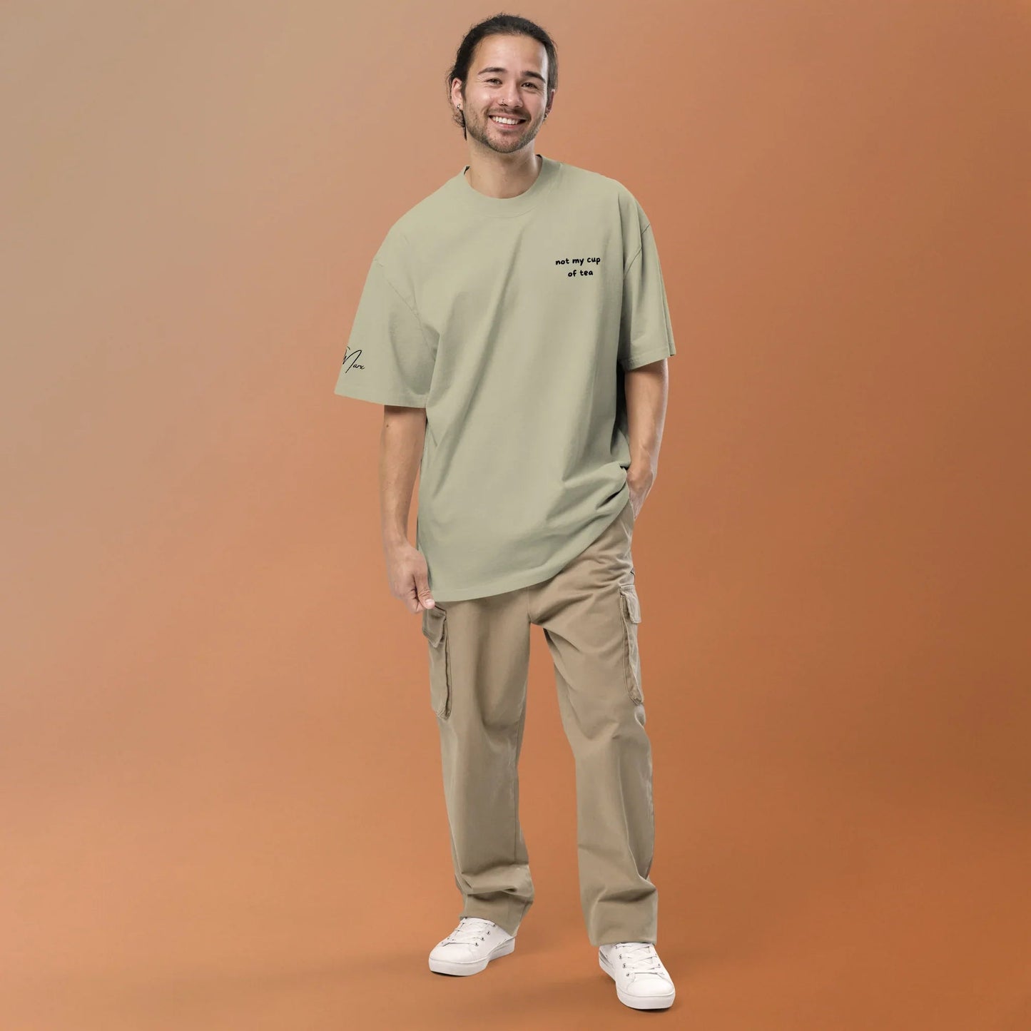 Oversized T-Shirt "better bendy than trendy"