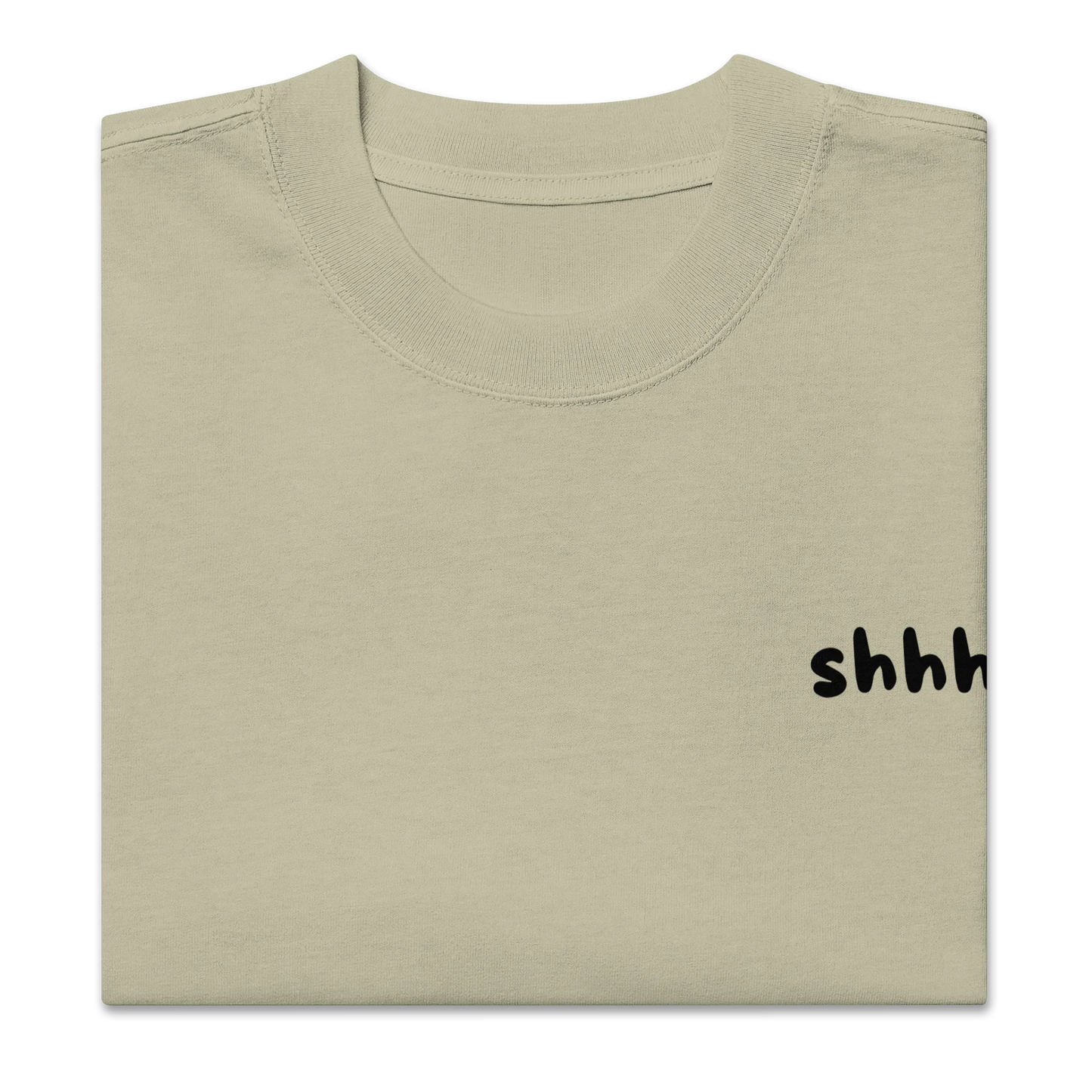 Oversized T-Shirt "shhh"