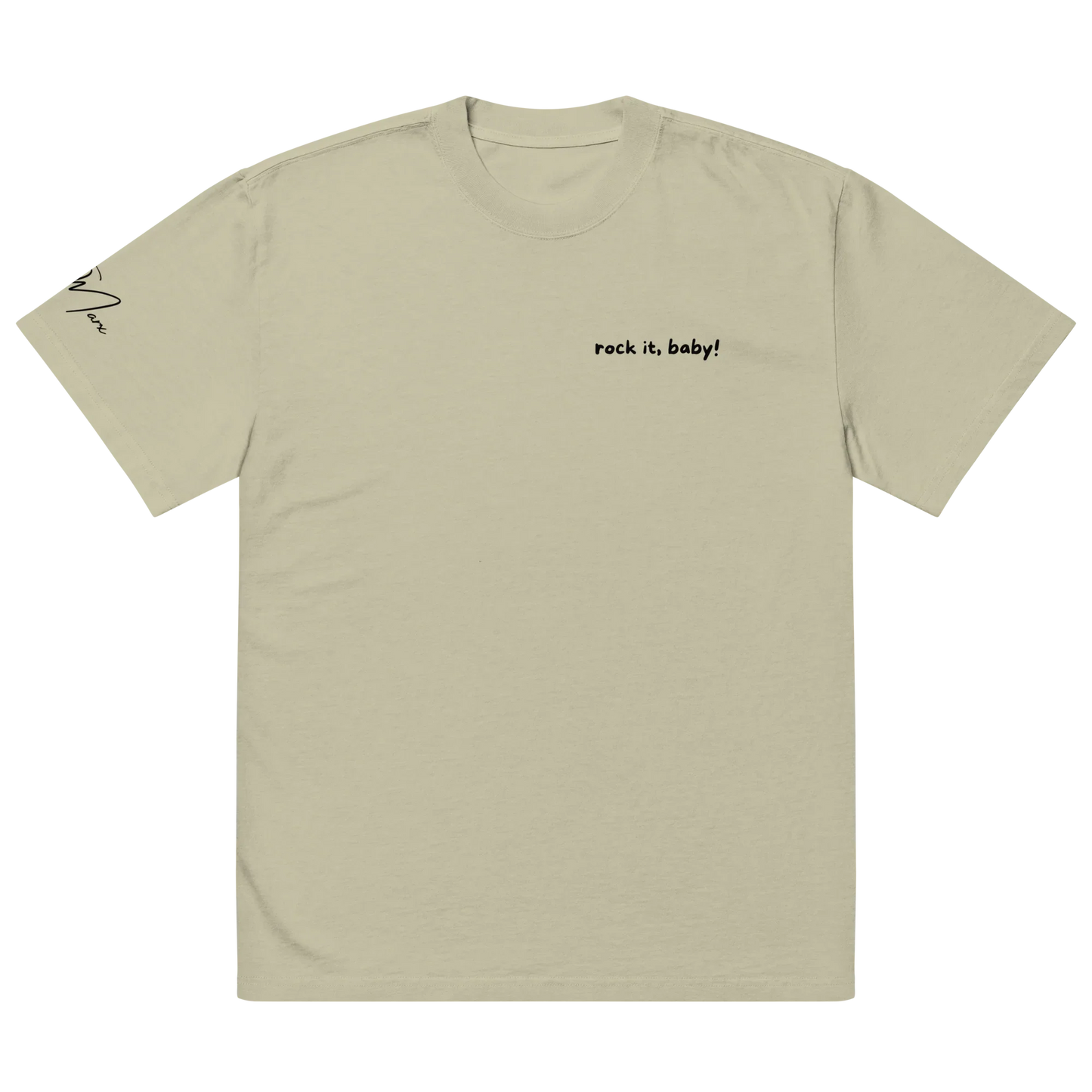 Oversized T-Shirt "rock it, baby!"