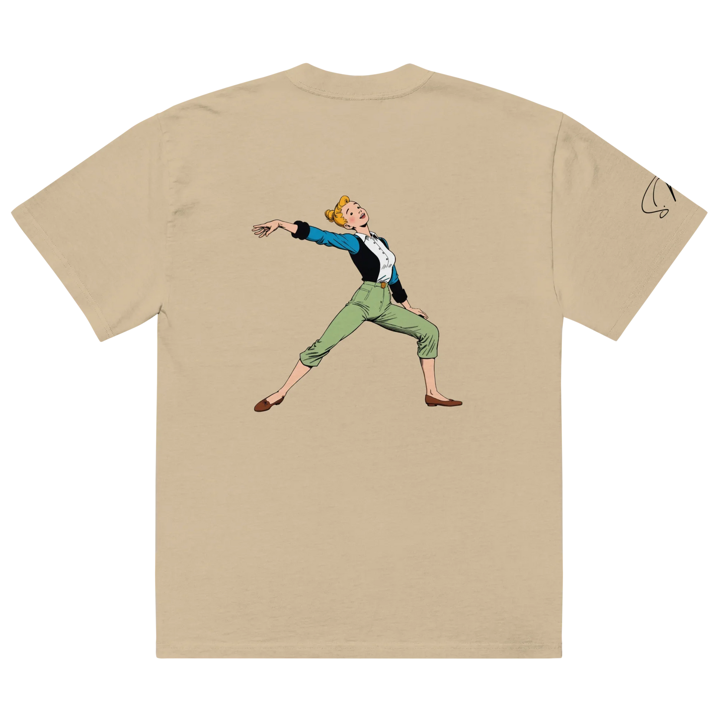 Oversized T-Shirt "better bendy than trendy"