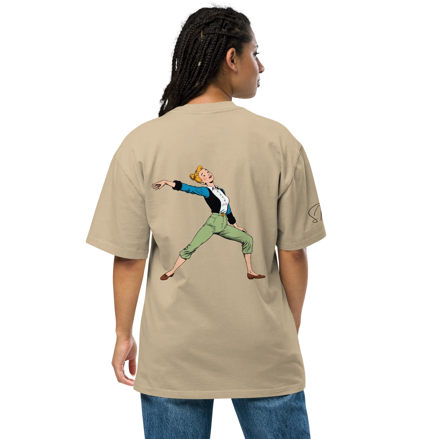 Oversized T-Shirt "better bendy than trendy"