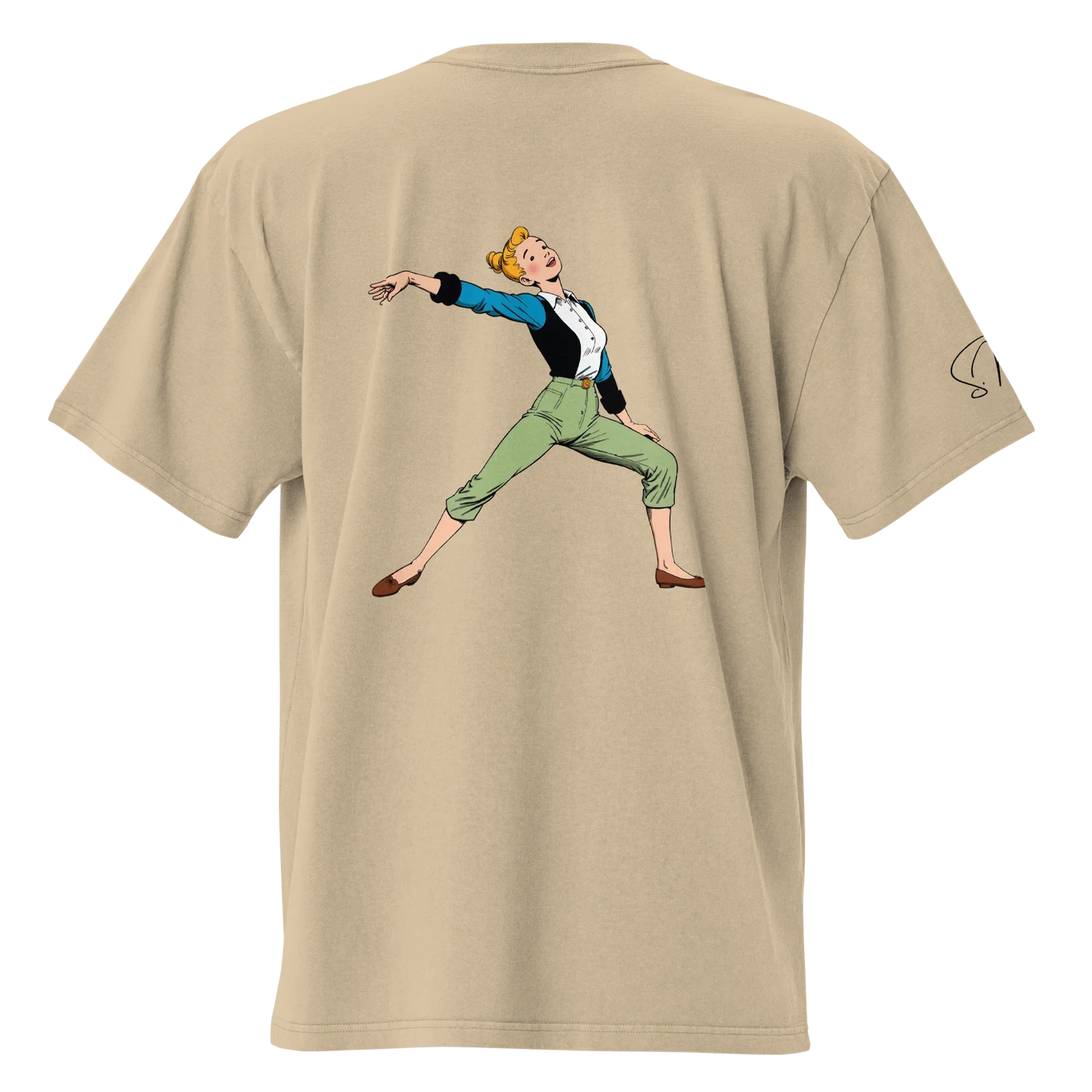 Oversized T-Shirt "better bendy than trendy"