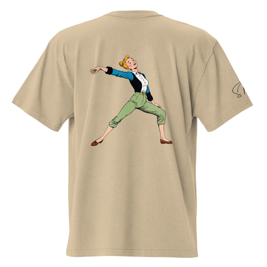 Oversized T-Shirt "better bendy than trendy"