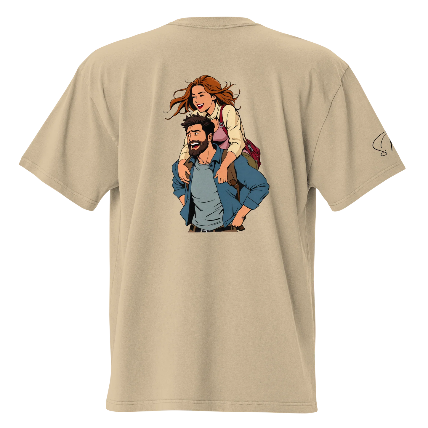 Oversized T-Shirt "huckepack"