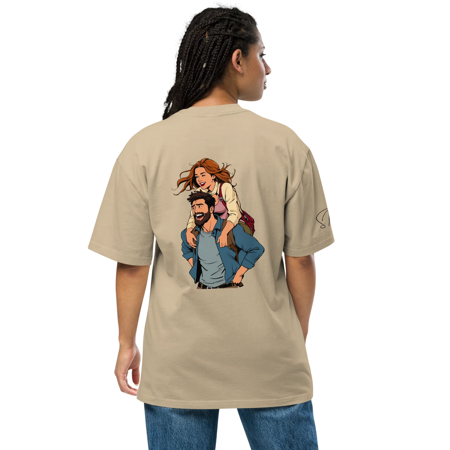 Oversized T-Shirt "huckepack"