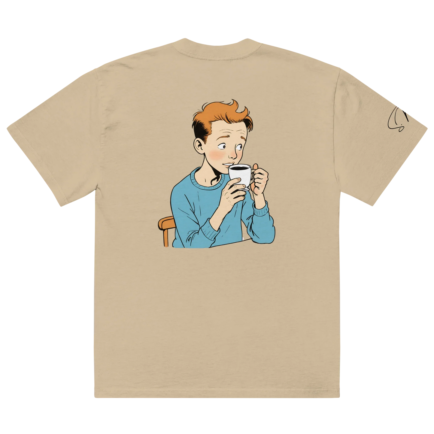 Oversized T-Shirt "not my cup of tea"