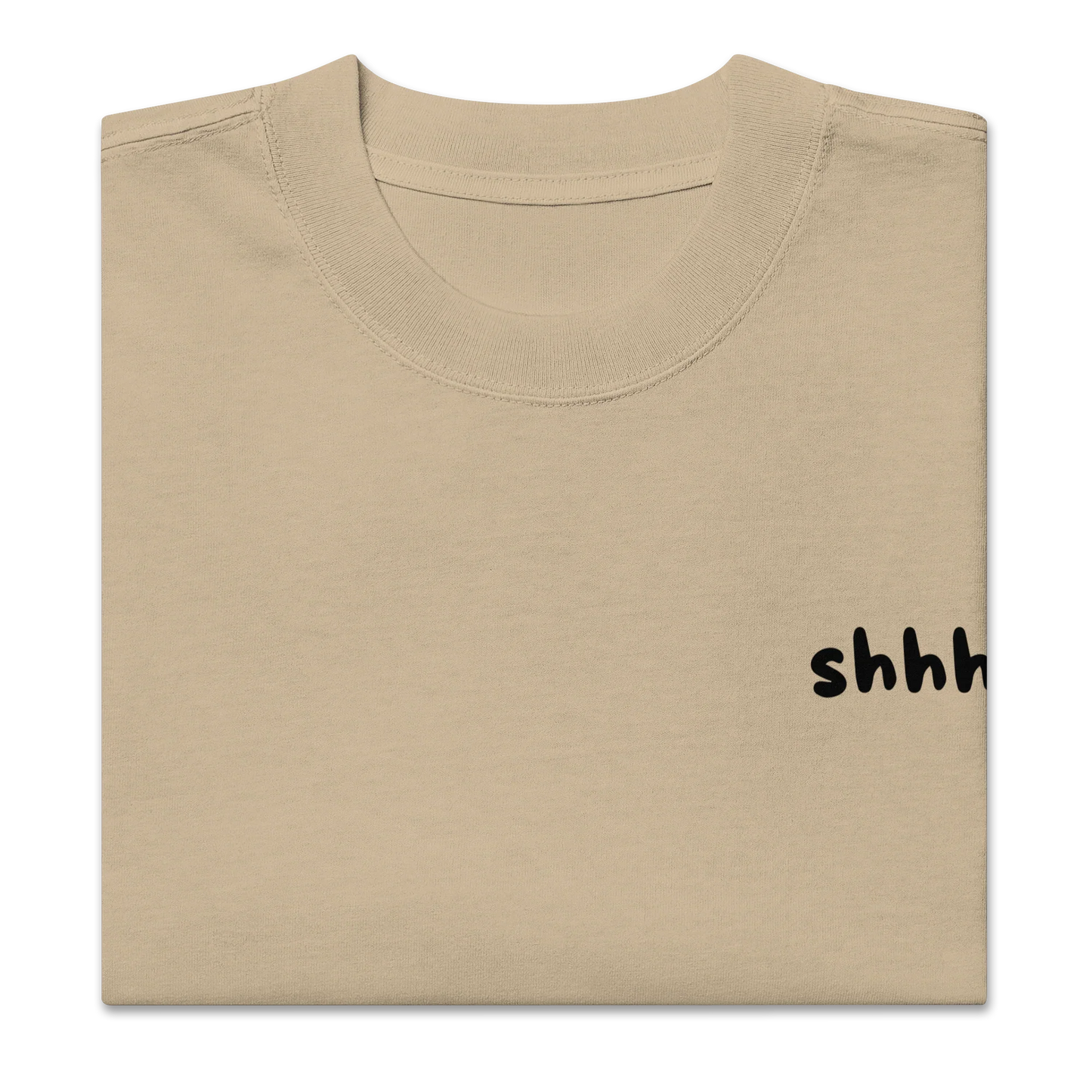 Oversized T-Shirt "shhh"