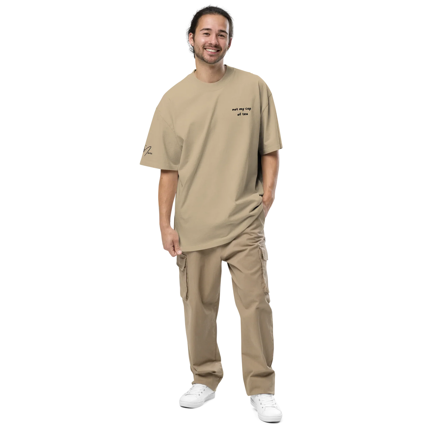 Oversized T-Shirt "better bendy than trendy"