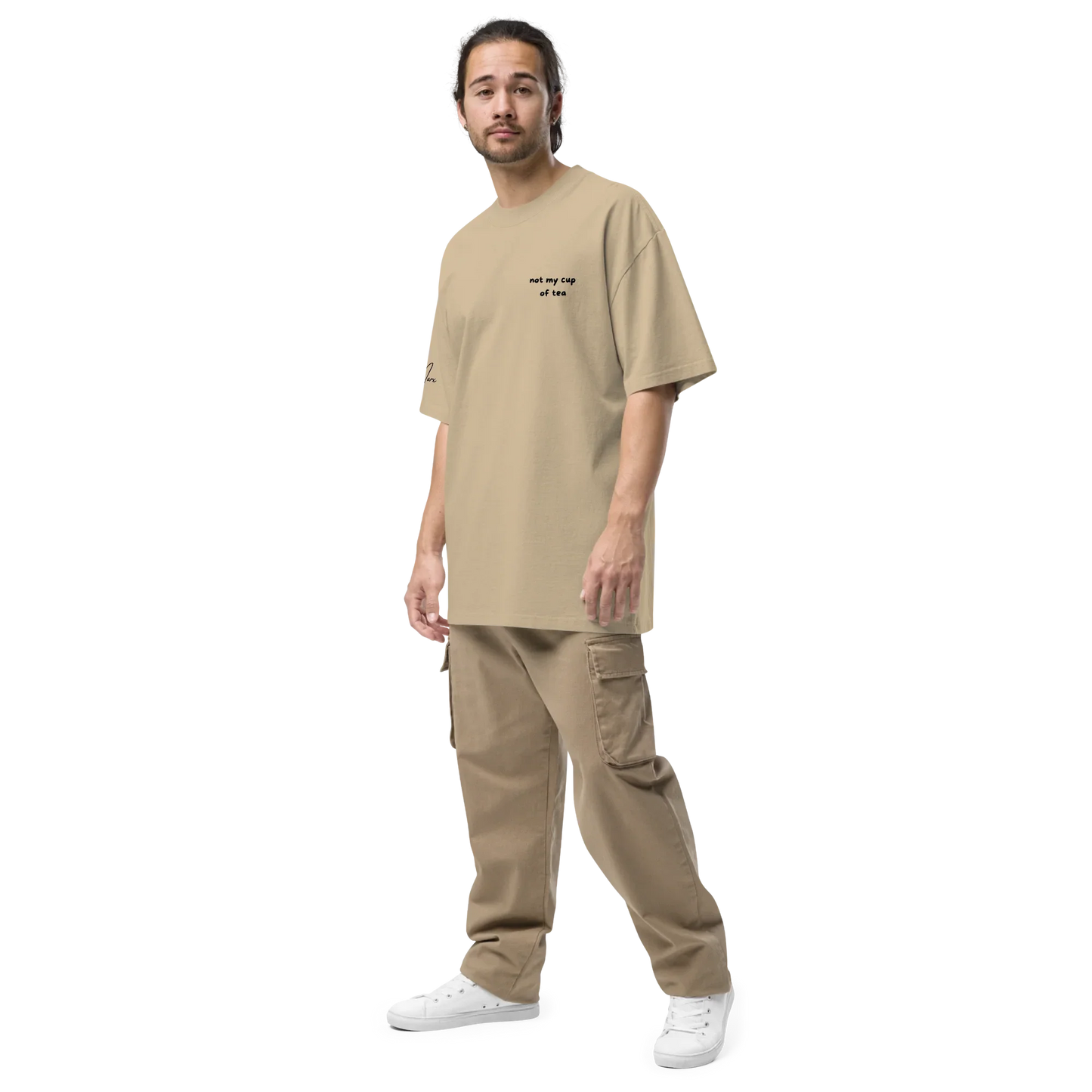 Oversized T-Shirt "better bendy than trendy"