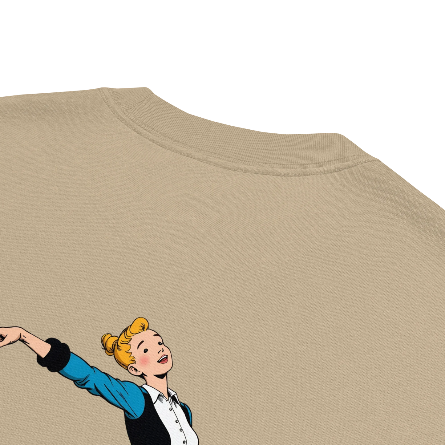 Oversized T-Shirt "better bendy than trendy"