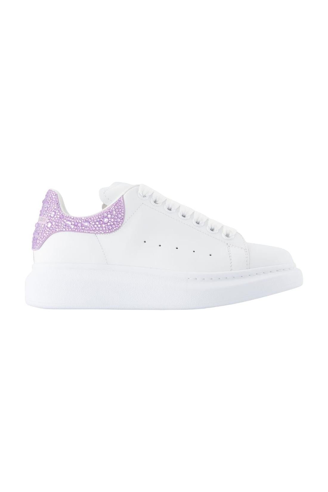 Oversized Sneakers - Alexander McQueen - Leder - Violett - AXON