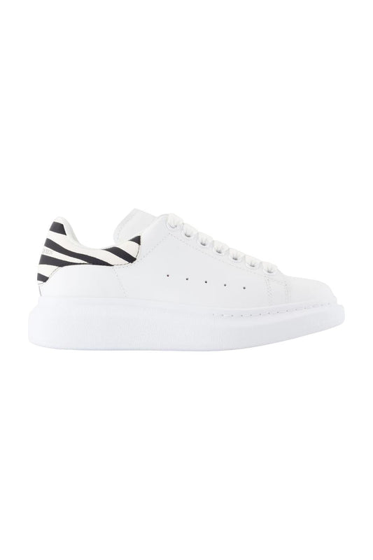 Oversized Sneakers - Alexander Mcqueen - White - Leather - AXON